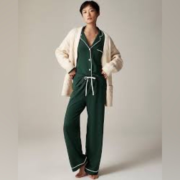 J. Crew Other - J. Crew Dreamy cotton-blend pajama pant set NWT
